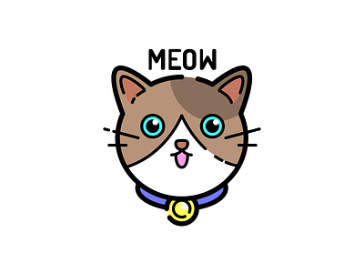 Cat Sticker cat cute kitten meow sticker