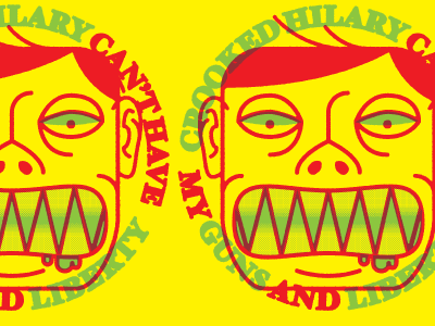 Bad Feelings green illustration illustrator politics red trump yellow