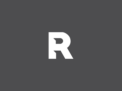 Type R alphabet custom type type typography vector