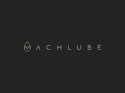 MachLube Logo Concept brand drop icon identity logo lubricators m machine oil