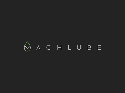 MachLube Logo Concept brand drop icon identity logo lubricators m machine oil