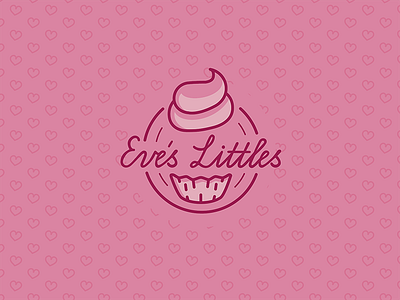 Eve cupcakes lettering logo pink sweet