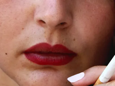 Leila girl lanza live outdoor power shooting smoking