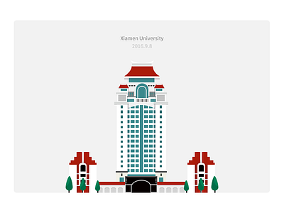 Xiamen University illustrator photoshop university xiamen