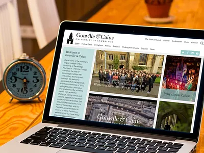 Gonville & Caius website cambridge college ui university website