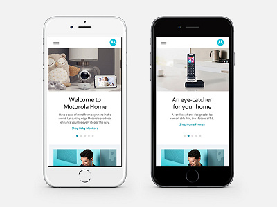 Motorolahome clean iphone mobile moto motorola web