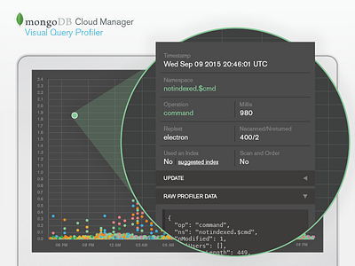 Visual Query Profiler data visualization mongodb product design profiler