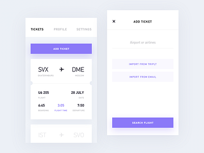 App for tickets airline appintheair avia concept flight flying ticket trip