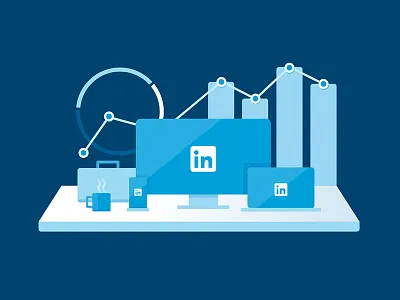 LinkedIn @Work illustration linkedin work