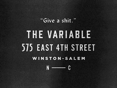 Address black matthew cook texture typography white