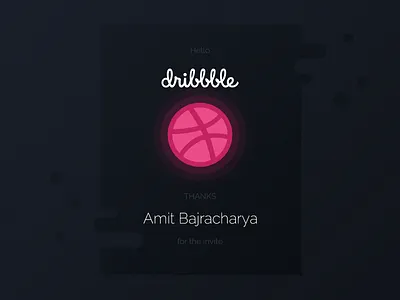 Hello Dribbble debut dribbble kathmandu