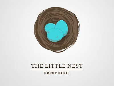 The Little Nest blue egg eggs nest