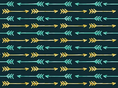 Mosaic Pattern arrows collection desert motifs pattern seamless