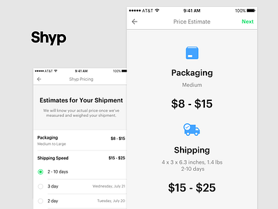 Price Estimator brand form guide icon iconography keyboard logo shyp style typography ui ux