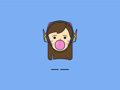 Dva blizzard d.va diva illustration overwatch tank video game
