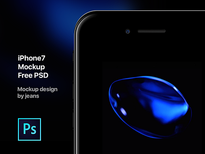 iPhone7 Mockup Free PSD download free iphone7 mockup psd