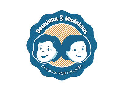 Doquinha & Madalena brand branding candy grandma grandmother home kitchen logo logotype portugal sweets vector