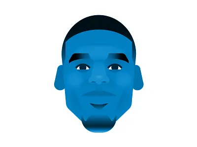 Cam Newton (Carolina Blue) cam design football illustration newton nfl panthers