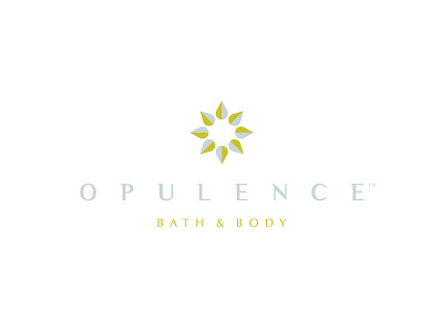 Opulence - Concept 2 bath body branding life logo