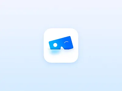 Day073 | Virtual Reality blue clean dailyui icon list minimal reality virtual