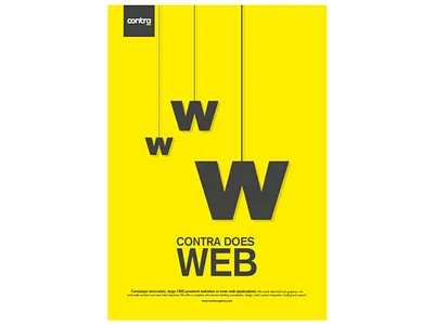 Contra does ... graphic design poster