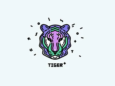 Tiger free icon illustrator line tiger