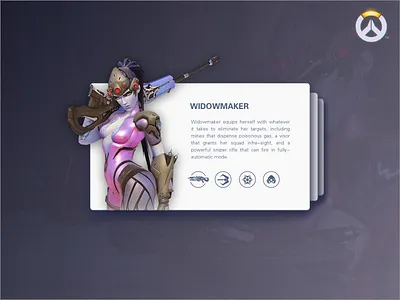 Widowmaker guide overwatch；widowmaker；reference
