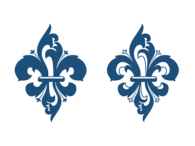 Fleur de Lis design fleur de lis flower iris logo