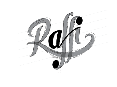 Raffi Wip digitalizing logo raffi