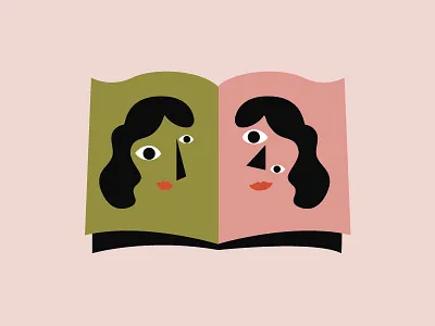 Facial Blindness book facial blindness illustration mirror picasso