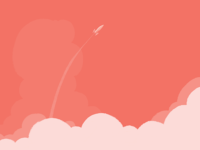 Pure Imagination illustration imagination pink procreate rocket sky