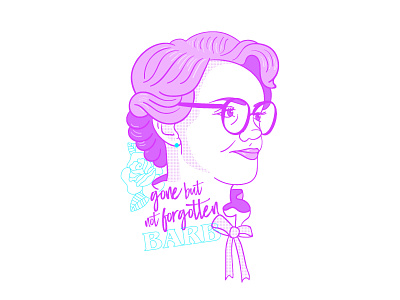 RIP BARB barb barbara female ginger lady stranger stranger things vector