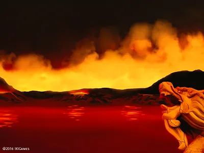 Fire Path background dragonscales games ikigames illustration path photoshop videogames