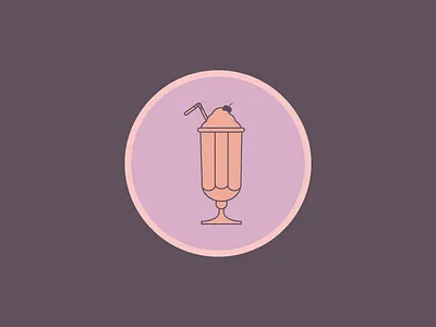 Milkshake art colors design icons illustration milkshake pink vector