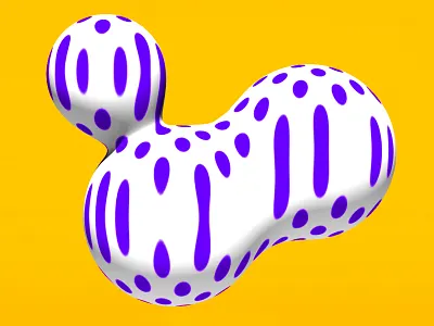 o8 3d blender cgi circles illustration