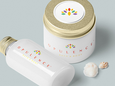 Opulence - Product Line Concepts bath body branding life logo