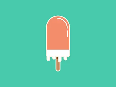 Dreamsicle creamsicle dessert eat food hot ice cream icons illustration orange popsicle summer treats