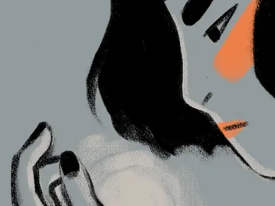 Orange cartoon fantasy flat hair illustration kyle orange portrait sketch