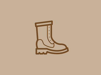 Day 18 - Bush Walks - 100 Days of Icons 100 boot bunny bush days icon illustration sam walk