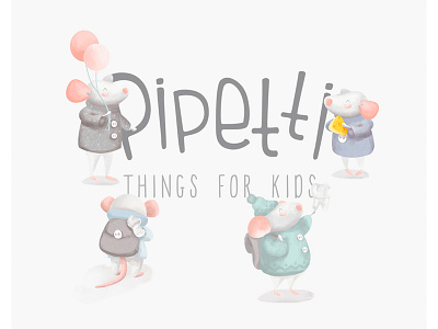 Pipetti illustration kids mouse