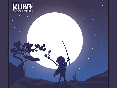 Kubo design illustration kubo nigt twostrings