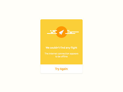 Offline message app connection lost dailyui flight message mobile offline message pop up ui