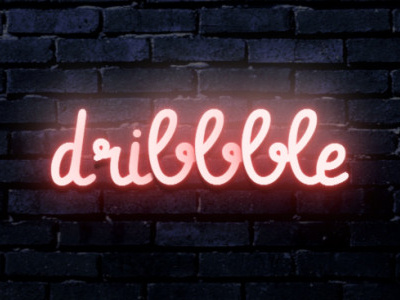 Neon Sign in CSS css dibbble neon