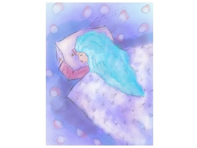 Sweet Dreams dreaming dreams night pillow woman