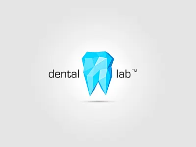 Dental Lab Logo 3d printing brand dental lab logo low poly