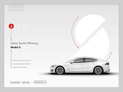 003 - Landing page ✈️ 003 daily dailyui landing page redesign tesla ui web website