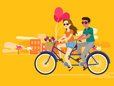 Couple couple illustration vector