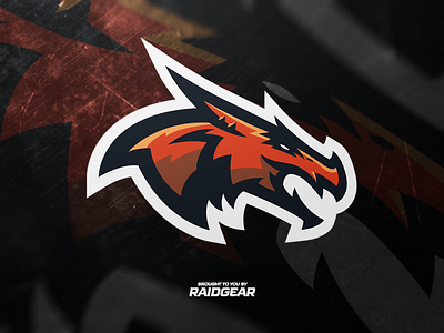 Dragon branding debut dragon dribbble logo mascot premade