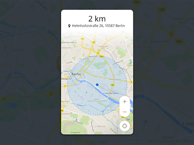 Radius selection dialog iphone map modal dialog radius