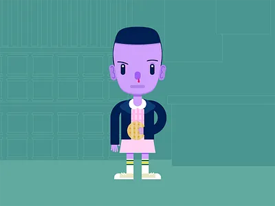 Eleven - Stranger Things character design fan art netflix stranger things vector
